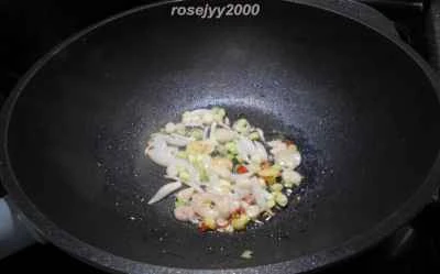 醤油で煮込んだイカの作り方：6