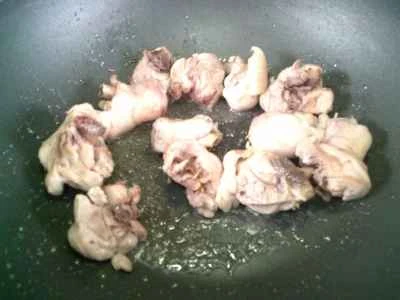 水煮タケノコ入り鶏肉の煮込みの作り方：3