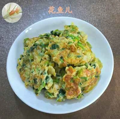 ラムテールのたけのこ、セロリのスクランブルエッグ