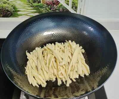 ピーマンと豆腐の炒め物の作り方：3