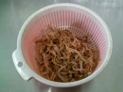 千切りキャベツとレタスの炒め物の作り方：3