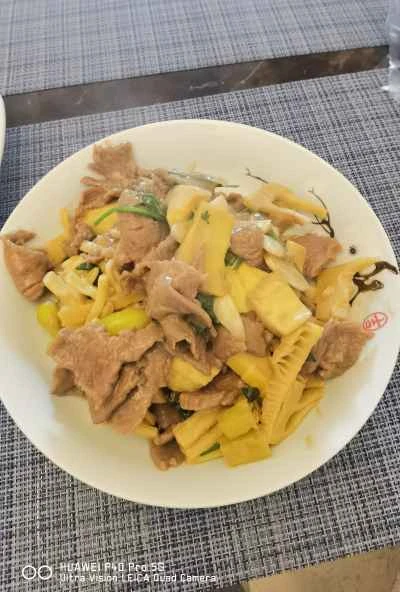 牛肉とたけのこの漬物炒めの作り方：7