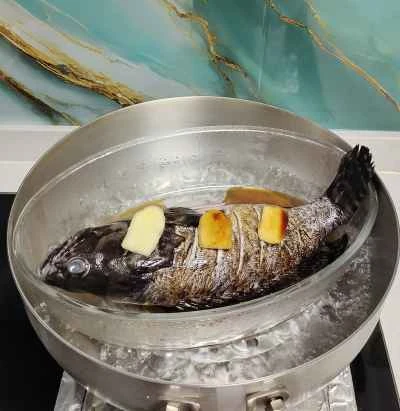 蒸しハタのレシピ手順：2