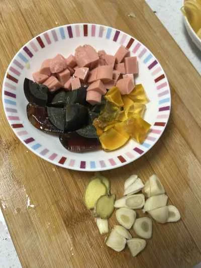 アマランサスのスープを作る手順：2