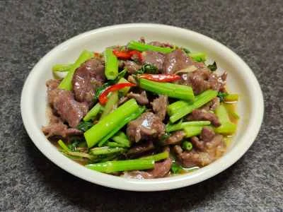 牛肉炒めの作り方：13