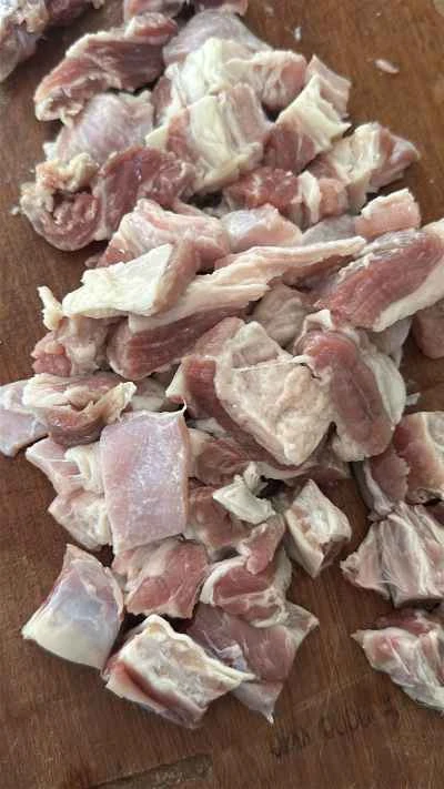 大豆入り牛スペアリブの煮込みの作り方：1