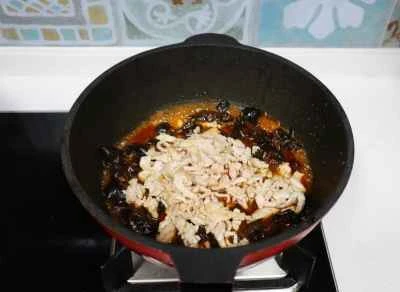 魚香小花肉（魚香豚肉）の作り方：7