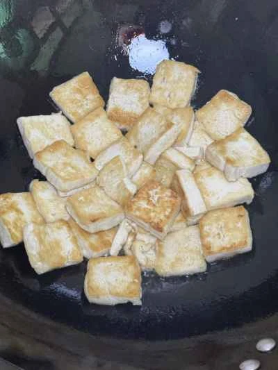 ネギ入り豆腐の煮込みの作り方：4