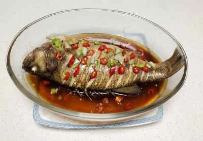 蒸しスズキのレシピ手順：4