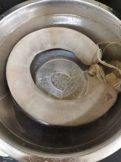 ブラッドソーセージの作り方：10
