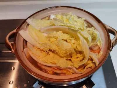 エビとキャベツのシチューの作り方：12