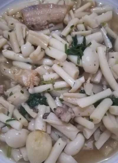 シーフードソースとキノコの豚肉炒めの作り方：4