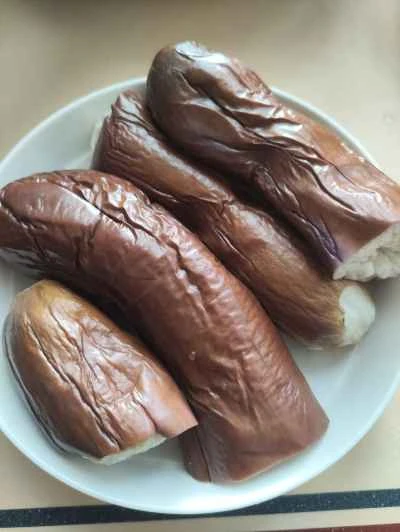 千切りナスのゴマソース和えの作り方：2