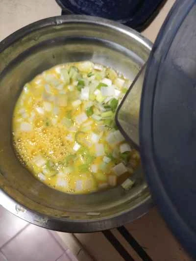 ネギ入り目玉焼きの作り方：4