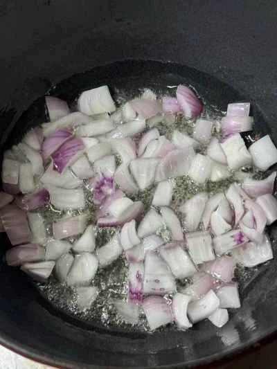 キムチと豚バラ肉の鍋の作り方：3