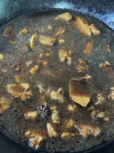 牛ブリスケットの煮込みと酢漬けキャベツの作り方：8