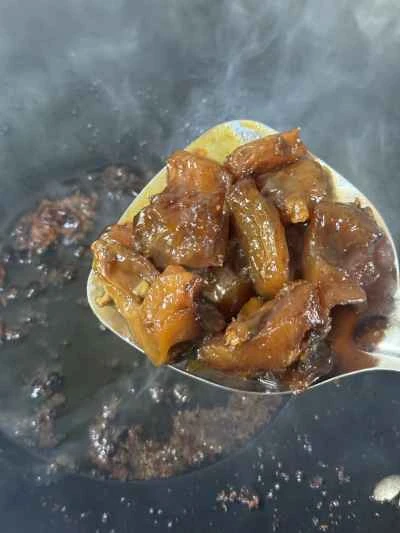 牛すじとジャガイモの煮込み レシピ手順：9