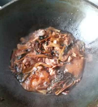 乾燥野菜の鴨もも肉の作り方：2