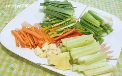 エビペースト豆腐細切りの作り方：2