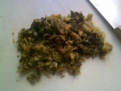 水たけのこの漬物とエビ炒めの作り方：4