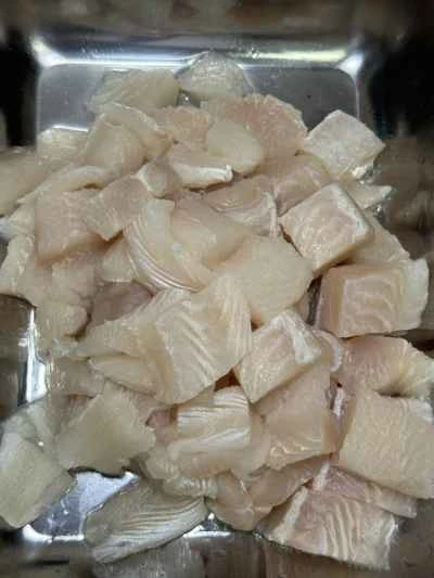 甘酢バサを作る手順：1