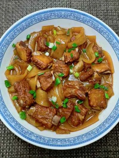 米麺入り豚スペアリブの煮込みの作り方：11