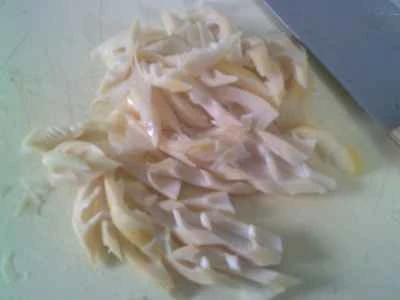 エビとたけのことピーマンの炒め物の作り方：3