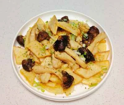 松茸ポテトチップスのレシピ