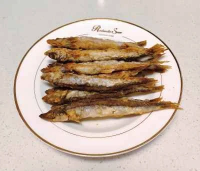 カラフトシシャモの揚げ物の作り方：4