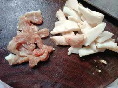 松茸炒めの手順：3