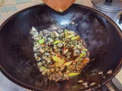 ナマコとネギの炒め物の作り方：12