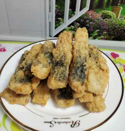 カリカリに揚げた魚の細切りを作る手順：9