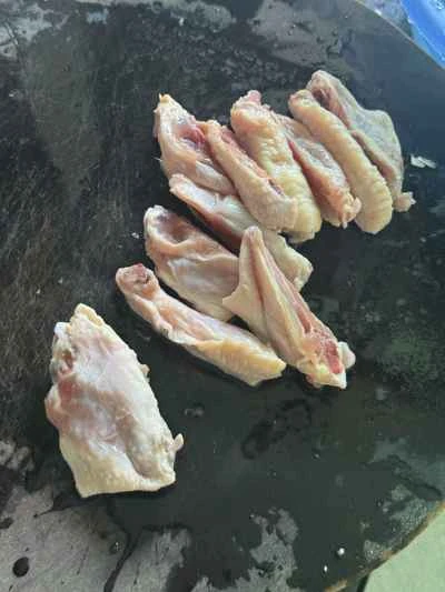 きのこ＆チキンウィングの作り方：1