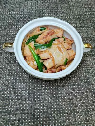 生姜入りイカのドライポットの作り方：15