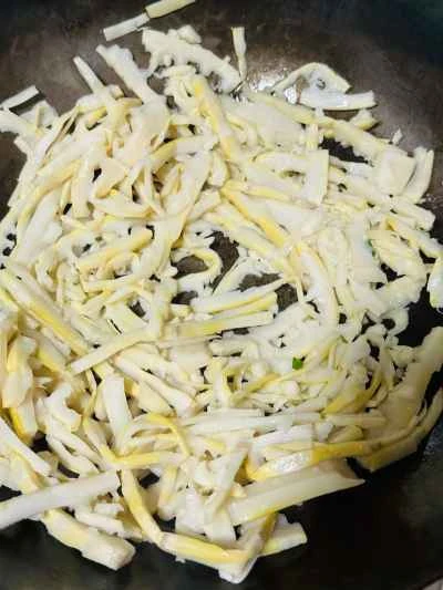 たけのこの炒め方の手順：4