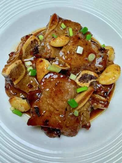 ガーリックビーフリブのレシピ