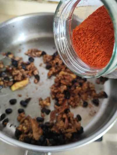 肉ソース煮豆腐の作り方：6