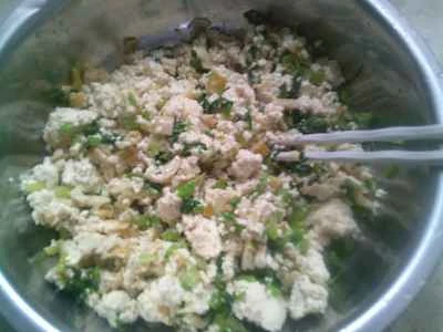 セロリ、ラムテイル、タケノコ、豆腐のサラダの作り方：12