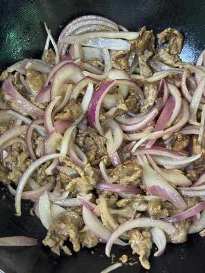 クミンと玉ねぎの牛肉炒めの作り方：9