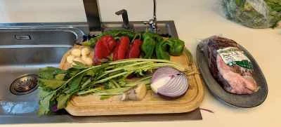 スパイシービーフヌードルを作る手順：1