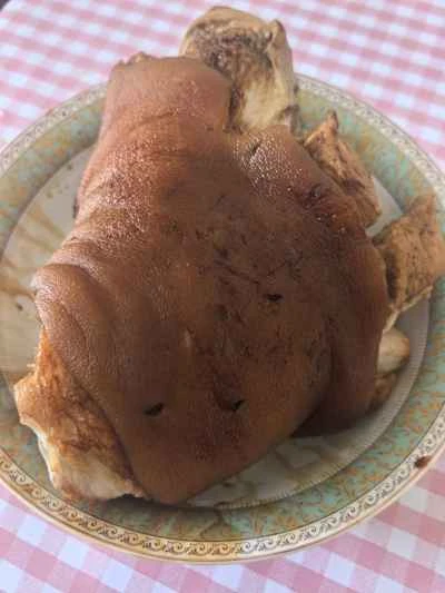 蒸し豚足のレシピ手順：2