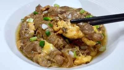 牛肉入りスクランブルエッグの作り方：14