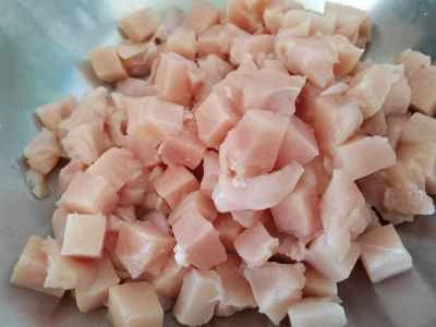 クミンチキンブレストの作り方：2