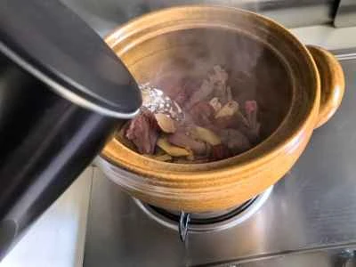 栄養たっぷりの鳩のスープを作る手順：6