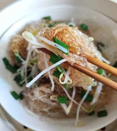 里芋ともやしの蒸し煮のレシピ