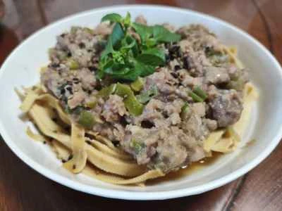 細切り豆腐皮を使った蒸し肉パテの作り方：8