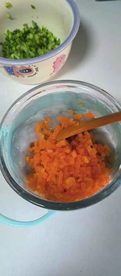 ブロッコリーとエビのケーキのレシピ手順：2