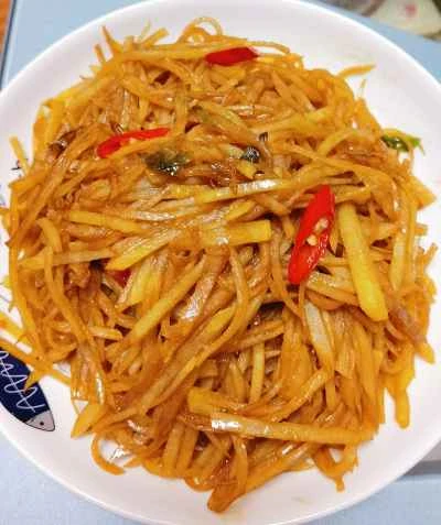 独特の風味を持つシュレッドポテトの作り方：10