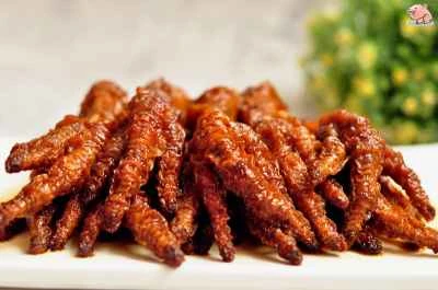 虎皮鶏足（揚げない）の作り方：6