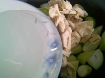 豆腐皮結びと夜咲き花の作り方：5